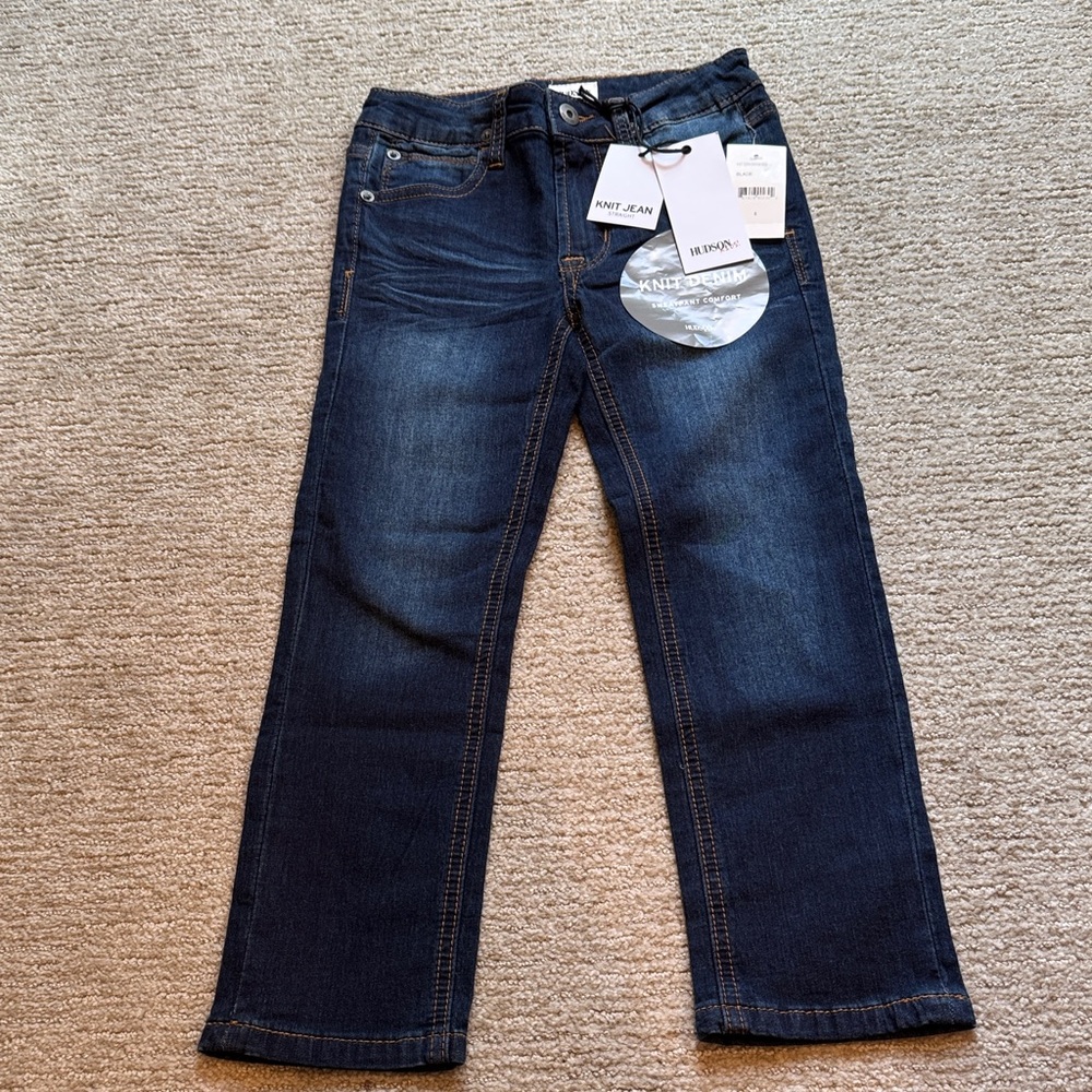 Hudson Jeans Kids Dark Blue Denim
